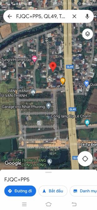 📢 BÁN ĐẤT KIỆT CÔNG LƯƠNG, P. THUỶ VÂN, TP. HUẾ THÔNG RA KQH THỦY VÂN TD4.