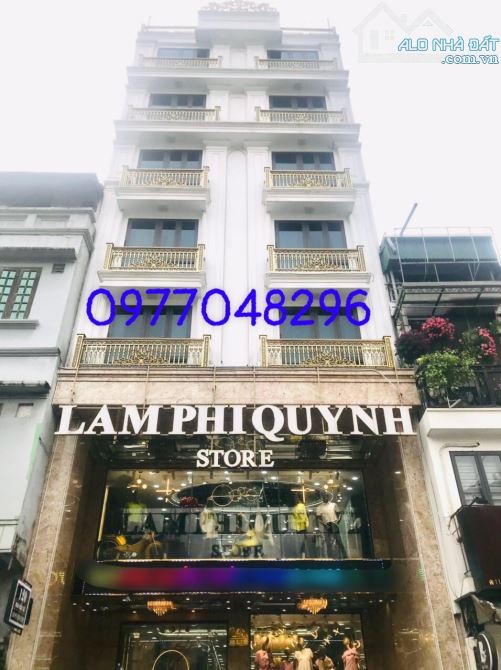 Tòa văn phòng đẹp tuyệt đỉnh 9 tầng mặt phố Thọ Tháp 176m2 giá 62.9 tỷ làm việc chính chủ