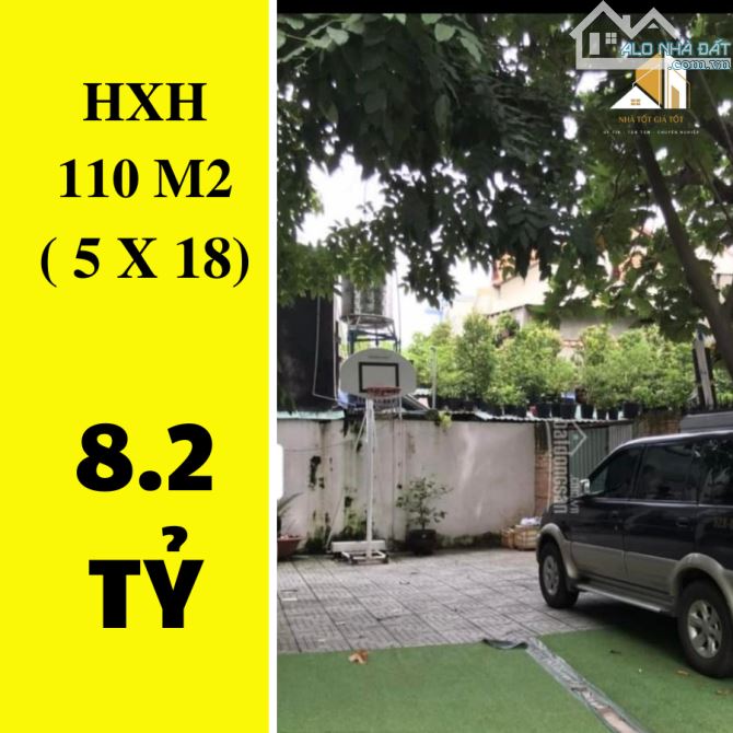 ✔️ Lô đất HXH 6m  Bình Thạnh  110m2 (5 x 18) - 8.2 tỷ