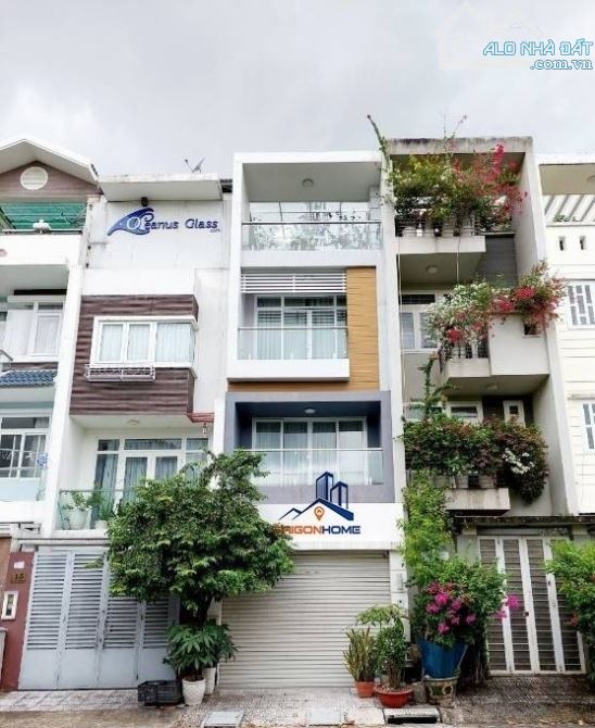 Cho thuê Nhà Đường Lương Định Của An Phú #Quận_2 Hầm trệt 3 lầu 4PN 320m2