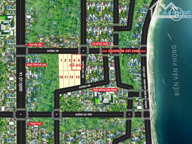 Cần bán nhanh lô đất Vạn Hưng, ngay khu dân cư, đường quy hoạch ven biển rộng 30m - 3
