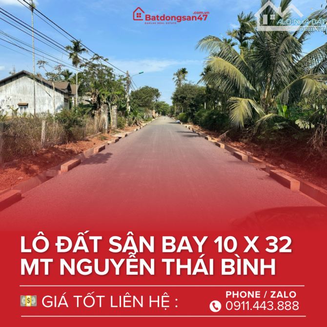 💥BÁN ĐẤT SÂN BAY NGUYỄN THÁI BÌNH GIÁP HỒ ECHUKAP