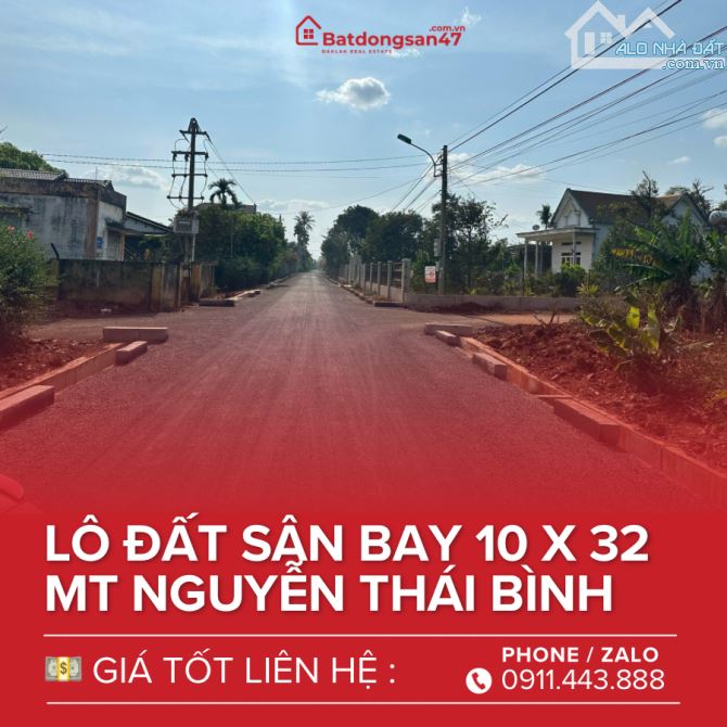 💥BÁN ĐẤT SÂN BAY NGUYỄN THÁI BÌNH GIÁP HỒ ECHUKAP - 1