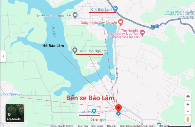 263m2 đất đô thị - Thị trấn Lộc Thắng, giảm 300 triệu, gần cao tốc và bến xe Lộc Thắng - 2