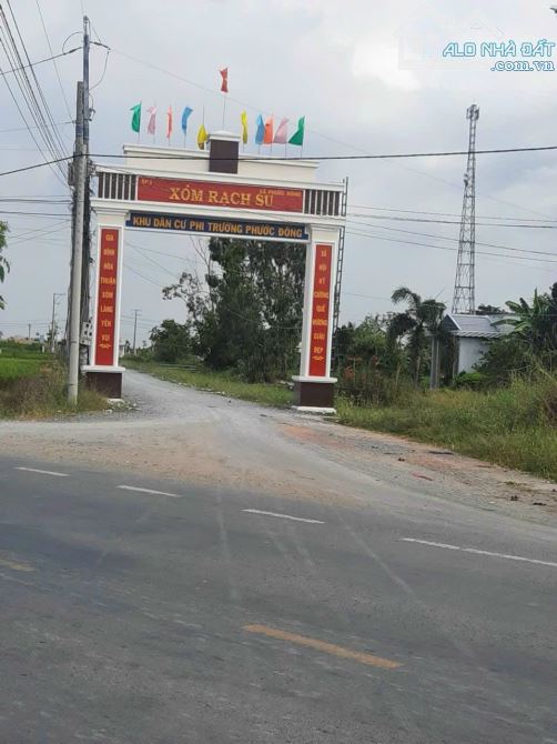 nền thổ cư shr đường nhựa xã Phước Đông Cần Đước 81m2 - 1