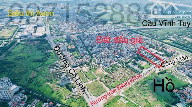 Bán đất khu đấu giá mới Phố Trạm - Long Biên  90m2, mặt tiền 5m. Giá chào nhỉnh 14 tỷ. - 1