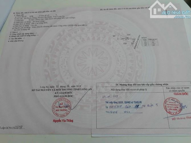 nền thổ cư shr đường nhựa xã Phước Đông Cần Đước 81m2 - 2