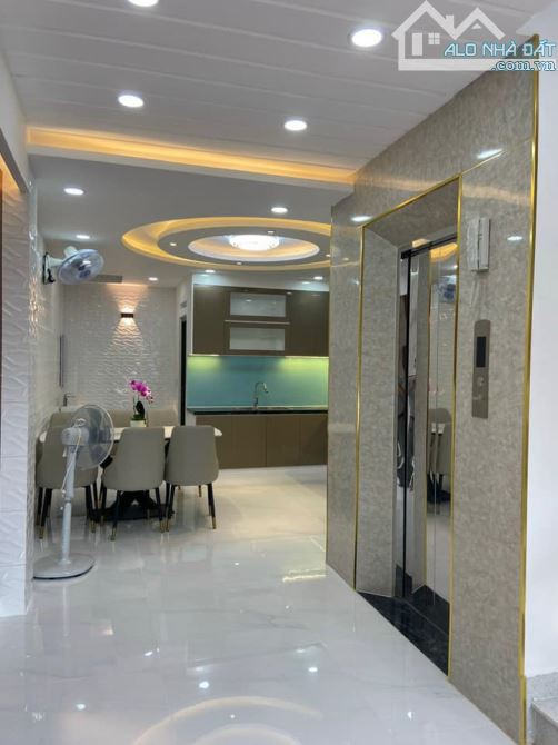 nhà hẻm xe hơi Quang Trung - 80m2 - 5 lầu - thang máy - nội thất cao cấp - khu dân trí cao - 6