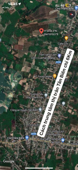 ✨ 189Tr/ 1.000m2, Mặt tiền Ngang 16.5M x dài 63M, gần KDC & Trường học, cách Thị trấn 6Km - 3
