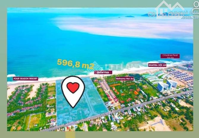 Chào bán lô đất biển vip 1000m2 , biển Hà My, Hội  An, Quảng Nam giá  rẻ