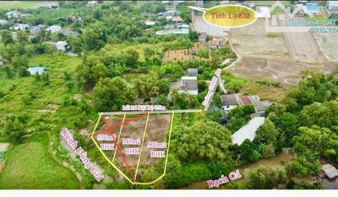 900m2 đất vườn, người SG đứng tên vô tư. Giá: 749tr View rạch, đường Ôtô - 1