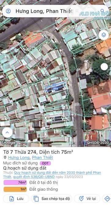 Bán nhà mặt tiền đường Võ Thị Sáu - phường Hưng Long - TP Phan Thiết - 5