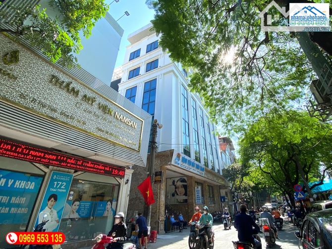 Bán Gấp Mặt Phố Thái Thịnh - Lô Góc - 1 mặt phố 1 mặt ngõ ô tô. DT 83M2 x 3T. MT 8,5M.