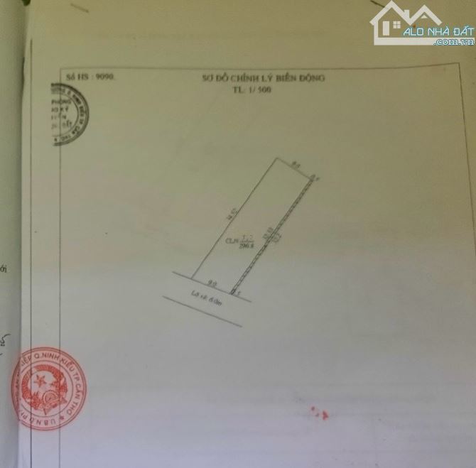 ĐẤT VƯỜN MẶT TIỀN LT 12-20 NGANG 9mx33m CLN ĐƯỜNG ĐÔNG ĐÚC KD MUA BÁN XÂY NHÀ TRỌ, NK,TPCT - 2