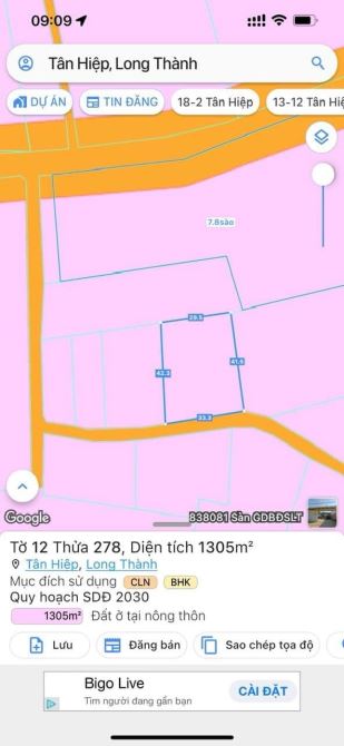 Bán 1 sào 3 tặng luôn hai căn nhà giá mềm