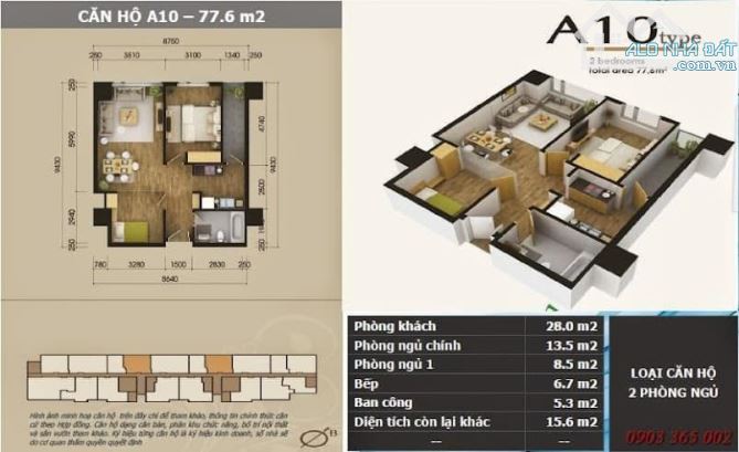 Chung Cư StarCity (23 Lê Văn Lương) 78m, tầng đẹp 4.x tỷ, 2N Thanh Xuân - 1