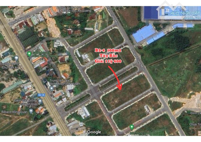 Cắt lỗ 200tr bán rẻ lô đất mặt tiền đường 30m ngay trung tâm thị trấn La Hà chỉ còn 1ty4