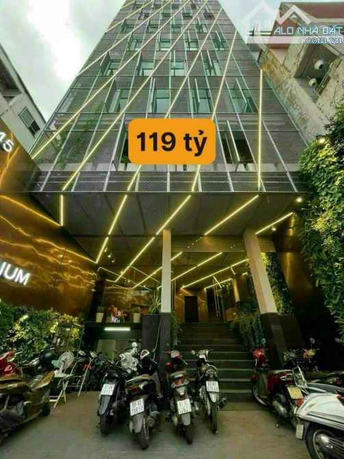 Bán toà nhà Quận 1 P Đa Kao (9x17) 9 Tầng Hầm HĐT 350 giá chỉ 119 tỷ