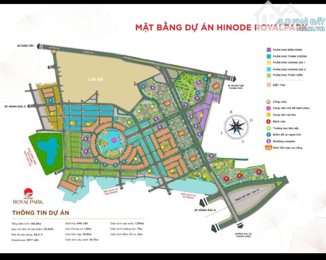 BÁN NHÀ PL  ĐÔ THỊ HINODE ROYAL PARK– HOÀI  ĐỨC, ĐẦU TƯ, KINH DOANH, DT100M, 5T, GIÁ 11 TỶ - 3