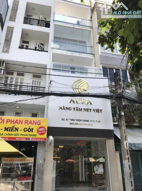 Bán nhà mặt tiền Trần Thiện Chánh, Phường 12,Quận 10 ,(4x20m), 4 lầu st giá 28.2 tỷ