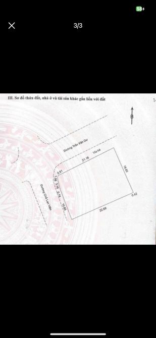 Bán lô góc 2 mặt tiền đường Trần Văn Dư và Chế Lan Viên