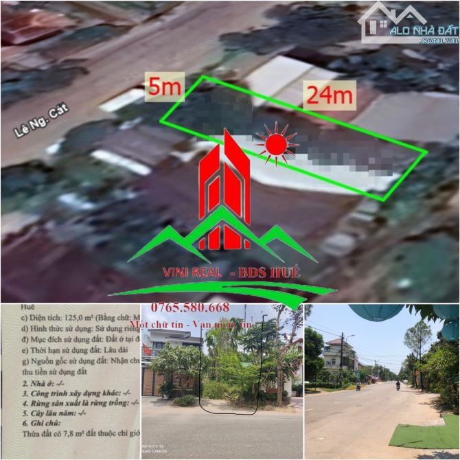 🔥 cần bán 2 lô Mặt tiền Lê Ngô Cát Giá chưa qua đầu tư cực tốt 120-125m2 hơn 3 tỷ  🔥 - 1