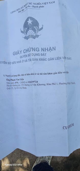 ĐẤT PHÂN LÔ XÃ BÌNH MỸ RỘNG 83M2 FULL THỔ CƯ SÔ RIÊNG ĐƯỜNG NHỰA  GIÁ NGỢP BANK 1.25 TỶ - 2