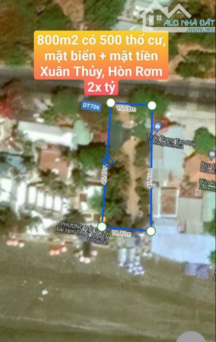 Cần Bán Lô Đất mặt tiền đường Xuân Thủy và mặt biển trung tâm du lịch Mũi Né,TP Phan Thiết - 2
