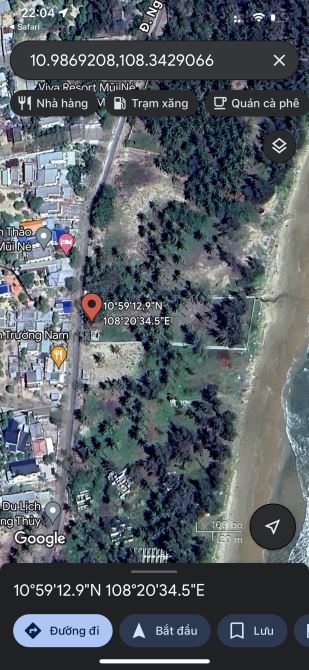 CẦN BÁN LÔ ĐẤT 3453M2 MẶT TIỀN  , MẶT BIỂN  NGUYỄN CƠ THẠCH, P MŨI NÉ,TP PHAN THIẾT - 3