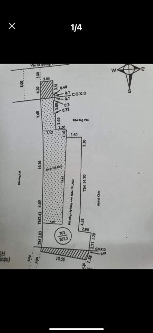 Bán nhà mặt tiền đường Trần Hưng Đạo 267m2 và 190m2