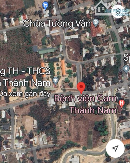 bán lô đất trung tâm đối diện trường học tại Cam Ranh diện tích 169m2 đường ô tô