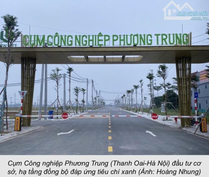 Chuyển nhượng đất công nghiệp tại Cụm Công Nghiệp Phương Trung, Huyện Thanh Oai, Hà Nội. - 1