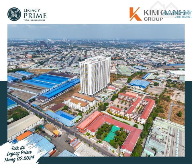 Cho thuê căn hộ Legacy Prime, căn hộ liền kề Aeon Mall, 60m2 giá 5,5 triệu 2 máy lạnh, rèm - 1