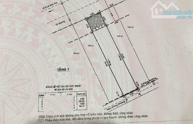 Nhà C4 Hẻm Vip 40 Lê Đức Thọ 4x22m. Đường 13m có vỉa hè- Giá 7.6 tỷ