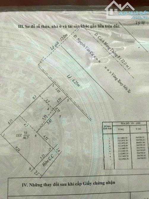 Bán nhà 1 lầu hoàn công mặt tiền CMT8 vị trí đẹp đối diện bv phụ sản dt86.7m2 giá 13.5 tỷ - 2