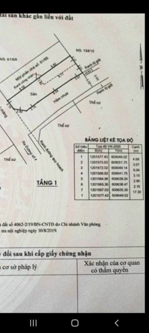 Bán đất (4,68x18M) = 72m2 góc 2 mặt tiền Đường Sô 4, Tam Phú. Ngay Nhà Thờ Tam Hà