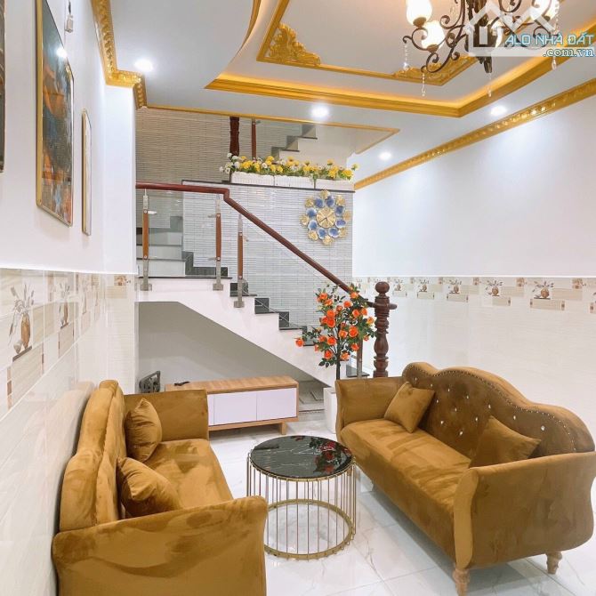 Nhà 1 Lầu Đẹp - Tặng nội thất . Giá 1Tỷ550 Bớt Lộc . Ngay Ngã Ba Tân Kim . Sổ Hồng Riêng - 3