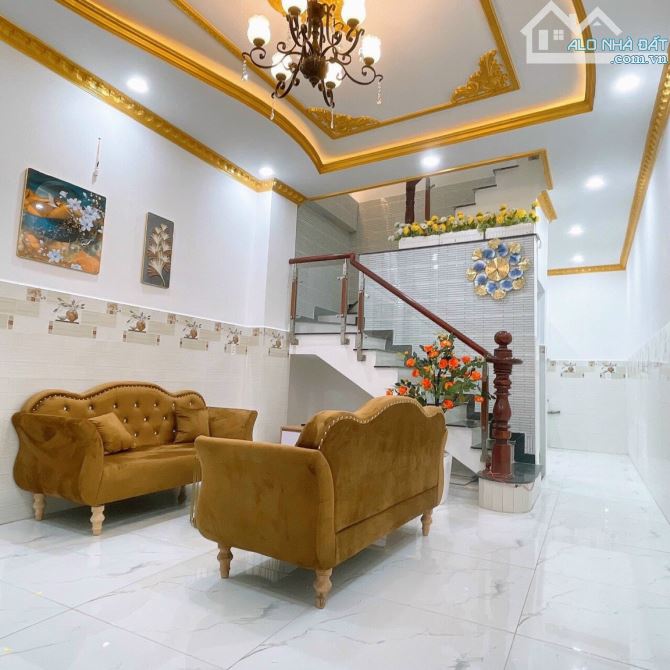 Nhà 1 Lầu Đẹp - Tặng nội thất . Giá 1Tỷ550 Bớt Lộc . Ngay Ngã Ba Tân Kim . Sổ Hồng Riêng - 6