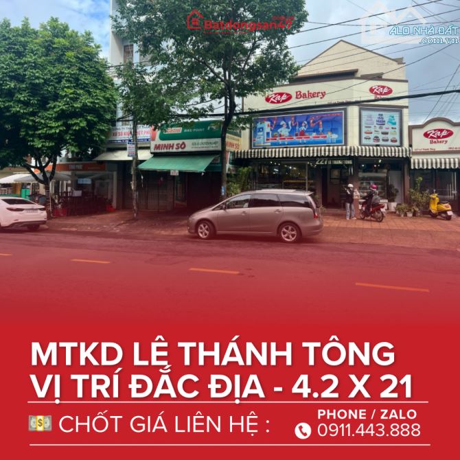 💥LÔ ĐẤT VỊ TRÍ SÁNG MTKD LÊ THÁNH TÔNG