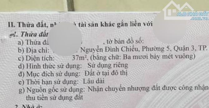 Bán nhà sát HXH Nguyễn Đình Chiểu, Quận 3, 37m2, 3PN, chỉ 3 tỷ xíu - 2