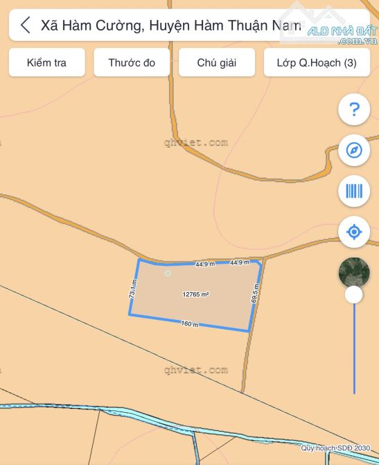 🔥 Đất vườn Thanh Long - 2 mặt tiền đường tại xã Hàm Cường - Hàm Thuận Nam - Bình Thuận - 4