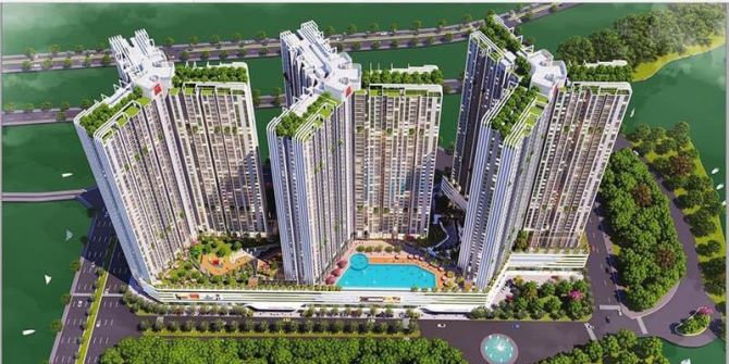 Siêu phẩm chung cư cao cấp Gamuda city view hồ công viên yên sở DT:75M2, 99M2,120M2, 3,5ty