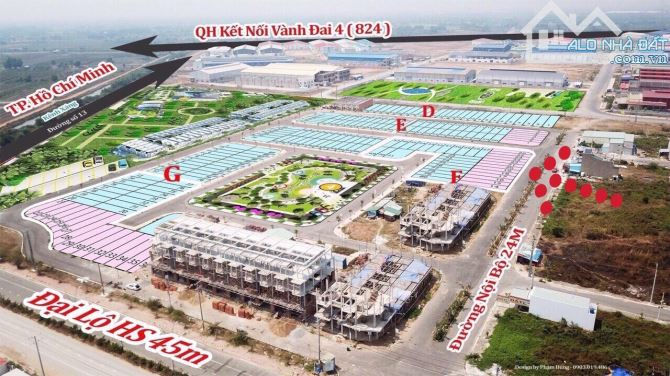 Chủ gửi Bán nền góc 2 mặt tiền đường lớn giá 1ty2/100m2 khu dân cư Galaxy Hải sơn- đức hòa - 4