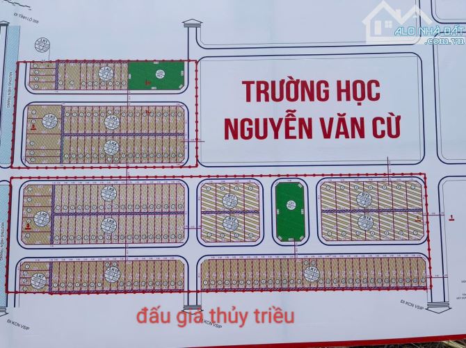 1 lô góc duy nhất trục chính khu đấu giá Thủy Triều