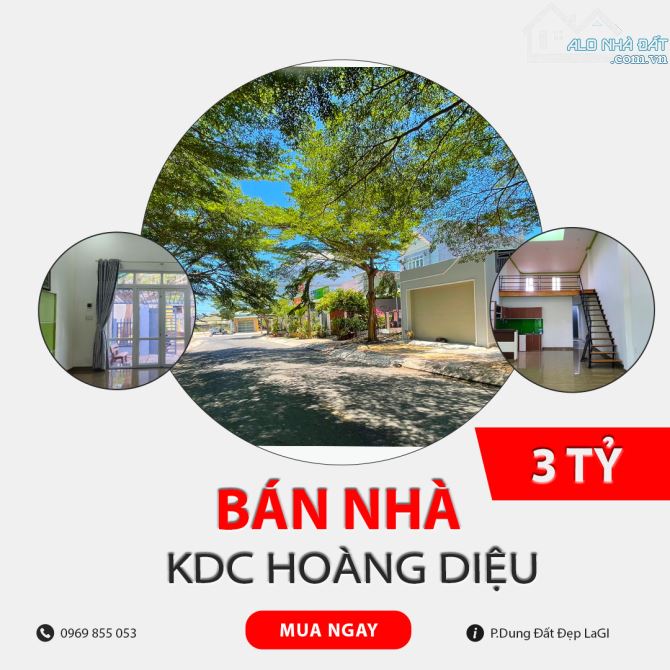 Bán nhà KDC Hoàng Diệu, phường Tân An, Thị xã LaGi