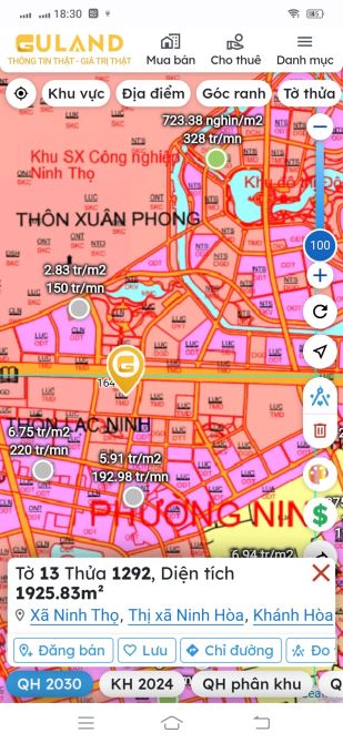 Bán đất khu kinh tế Nam Vân Phong Ninh Thọ Ninh Hòa - 3