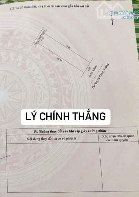 BÁN ĐẤT MẶT TIỀN ĐƯỜNG 7M5 LÝ CHÍNH THẮNG-HOÀ MINH-LIÊN CHIỂU