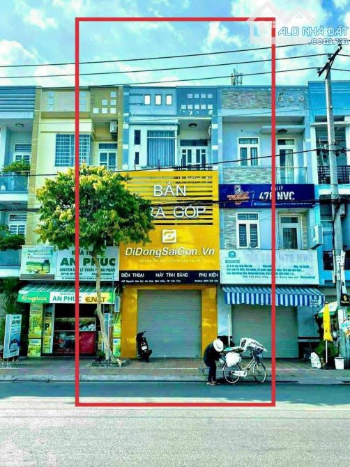 Bán nhà 2 lầu 2 mặt tiền Nguyễn Văn Cừ p.An Hoà gần cty dược HG dt 4x22.3 nhà hoàn công