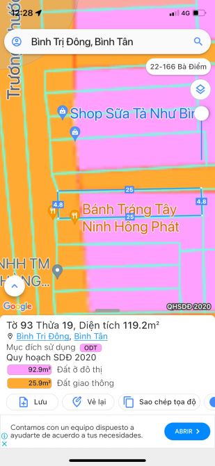 Bán nhà Mặt tiền Trương Phước Phan Ngay chợ Bình Trị Đông Bình Tân 120m2 cho thuê 40tr/th.