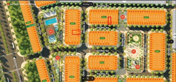 Kẹt vốn , bán cắt lỗ gấp 3 lô đất  dự án Cát Tường Park Houes, đã có sổ hồng - 1